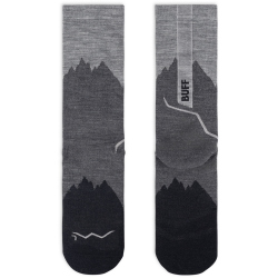 BUFF Merino Lightweight Crew III Socken 999 - black S...