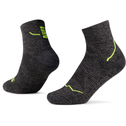 BUFF DryFlx Quarter Socken 999 - black S (36-38)