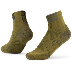 BUFF Coolnet Quarter Socken 854 - khaki S (36-38)