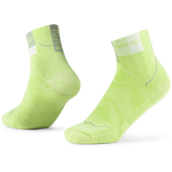 BUFF Coolnet Quarter Socken 801 - lime S (36-38)