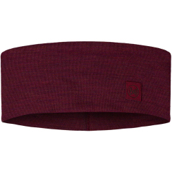 BUFF Merino breites Stirnband 422 - solid tibetan red