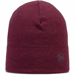 BUFF Merino Midweight Beanie 422 - melange tibetan red