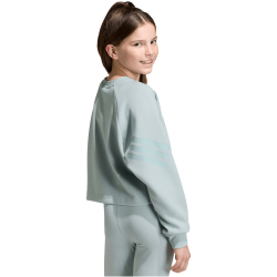 adidas Future Icons 3-Streifen Cropped Sweatshirt Mädchen