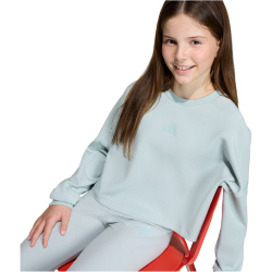 adidas Future Icons 3-Streifen Cropped Sweatshirt Mädchen