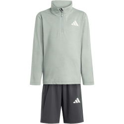 adidas GoTo 1/4-Zip Sweatshirt + Shorts Set Kinder