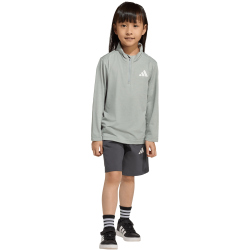 adidas GoTo 1/4-Zip Sweatshirt + Shorts Set Kinder