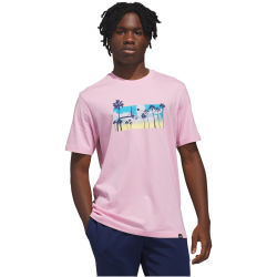 adidas Summer Sunset Graphic T-Shirt Herren
