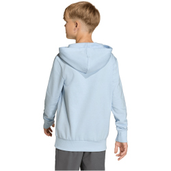 adidas Slogan Fleece Hoodie Jungen KG7388 - crystal sky 128