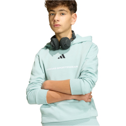 adidas Slogan Fleece Hoodie Jungen KG7387 - tactile green...