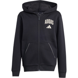 adidas Seasonals Collegiate Typography Sweatjacke Kinder KB9671 - black/off white 128