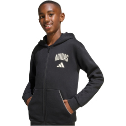 adidas Seasonals Collegiate Typography Sweatjacke Kinder KB9671 - black/off white 128