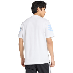 adidas Single Jersey 3-Streifen Trainingsshirt Herren KS8101 - white S