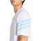 adidas Single Jersey 3-Streifen Trainingsshirt Herren KS8101 - white S