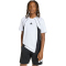 adidas Color Block T-Shirt Kinder KE2773 - white/black/grey six 116