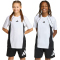adidas Color Block T-Shirt Kinder KE2773 - white/black/grey six 116