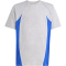 adidas Color Block T-Shirt Kinder KE2772 - medium grey heather/team royal blue/glow blue 176