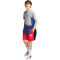 adidas Color Block T-Shirt Kinder KE2772 - medium grey heather/team royal blue/glow blue 176