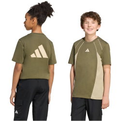 adidas Color Block T-Shirt Kinder KE2770 - olive...