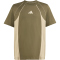 adidas Color Block T-Shirt Kinder KE2770 - olive strata/wonder cargo/crystal linen 128