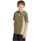 adidas Color Block T-Shirt Kinder KE2770 - olive strata/wonder cargo/crystal linen 128