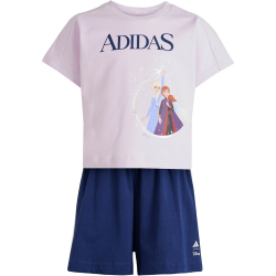 adidas x Disney Frozen T-Shirt + Shorts Set Mädchen...
