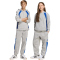 adidas Color Block Jogginghose Kinder KS5825 - medium grey heather/team royal blue/glow blue 128
