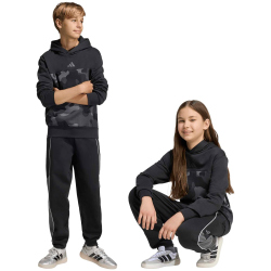 adidas Color Block Jogginghose Kinder KS5823 - black/grey six/white 116
