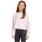 adidas Future Icons 3-Streifen Cropped Sweatshirt Mädchen KB6907 - clear pink/true pink 152