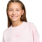 adidas Future Icons 3-Streifen Cropped Sweatshirt Mädchen KB6907 - clear pink/true pink 152