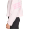 adidas Future Icons 3-Streifen Cropped Sweatshirt Mädchen KB6907 - clear pink/true pink 152