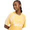 adidas House of Tiro Trikot Damen JY7625 - semi ice tangerine/off white/crystal linen S
