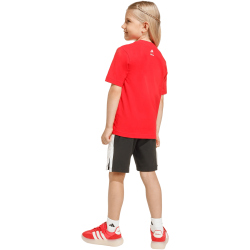 adidas x Disney Mickey Mouse T-Shirt + Shorts Set Kinder JZ7672 - pure ruby/off white 110