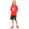 adidas x Disney Mickey Mouse T-Shirt + Shorts Set Kinder JZ7672 - pure ruby/off white 110