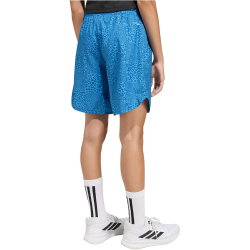 adidas Sport Icons Allover Print Trainingsshorts Mädchen KB9556 - ray blue/dusky petrol/dusky petrol 140