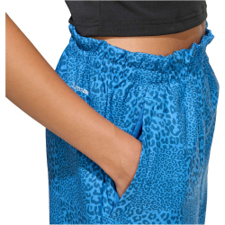 adidas Sport Icons Allover Print Trainingsshorts Mädchen KB9556 - ray blue/dusky petrol/dusky petrol 140