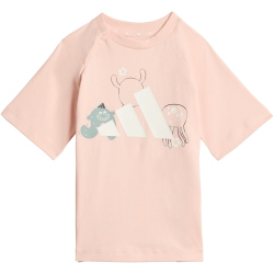 adidas TRNSTR T-Shirt + Shorts Set Kinder KE0757 - blush pink/white 104