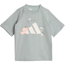 adidas TRNSTR T-Shirt + Shorts Set Kinder KC4614 - wonder...