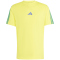 adidas Essentials 3-Streifen Single Jersey T-Shirt Herren KR7569 - bright yellow/bold green/bold green/bold green M