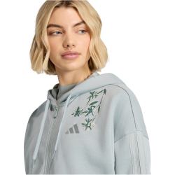 adidas Essentials 3-Streifen French Terry Sweatjacke Damen KF0015 - wonder sage L