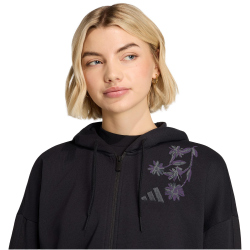 adidas Essentials 3-Streifen French Terry Sweatjacke Damen KF0014 - black L