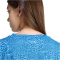 adidas Sport Icons Allover Print Trainingsshirt Mädchen KB6927 - ray blue/dusky petrol/dusky petrol 152