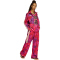 adidas x Farm Rio House of Tiro Trainingsjacke Damen KD4634 - bahia magenta/active maroon/crystal linen L