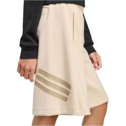 adidas Future Icons 3-Streifen lange Sweatshorts Mädchen KR2235 - crystal linen/trace khaki 164