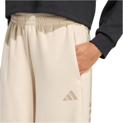 adidas Future Icons 3-Streifen lange Sweatshorts Mädchen KR2235 - crystal linen/trace khaki 164