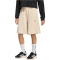 adidas Future Icons 3-Streifen lange Sweatshorts Mädchen KR2235 - crystal linen/trace khaki 164
