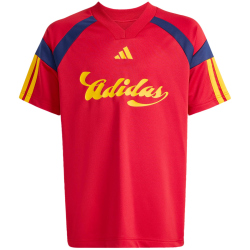 adidas House of Tiro T-Shirt Kinder KH3803 - team power red 2/crew yellow/dark blue 176