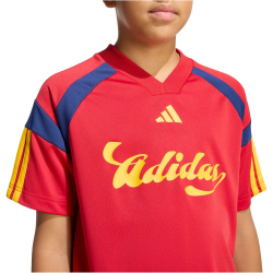 adidas House of Tiro T-Shirt Kinder KH3803 - team power red 2/crew yellow/dark blue 176