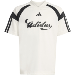 adidas House of Tiro T-Shirt Kinder KH3800 - off white/black/black 140