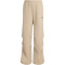 adidas Sport Icons Wide Stretch Woven Trainingshose Mädchen KC6864 - crystal linen/trace khaki 152