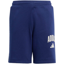 adidas Seasonals Collegiate Typography Sweatshorts Kinder KD4419 - dark blue/off white 164